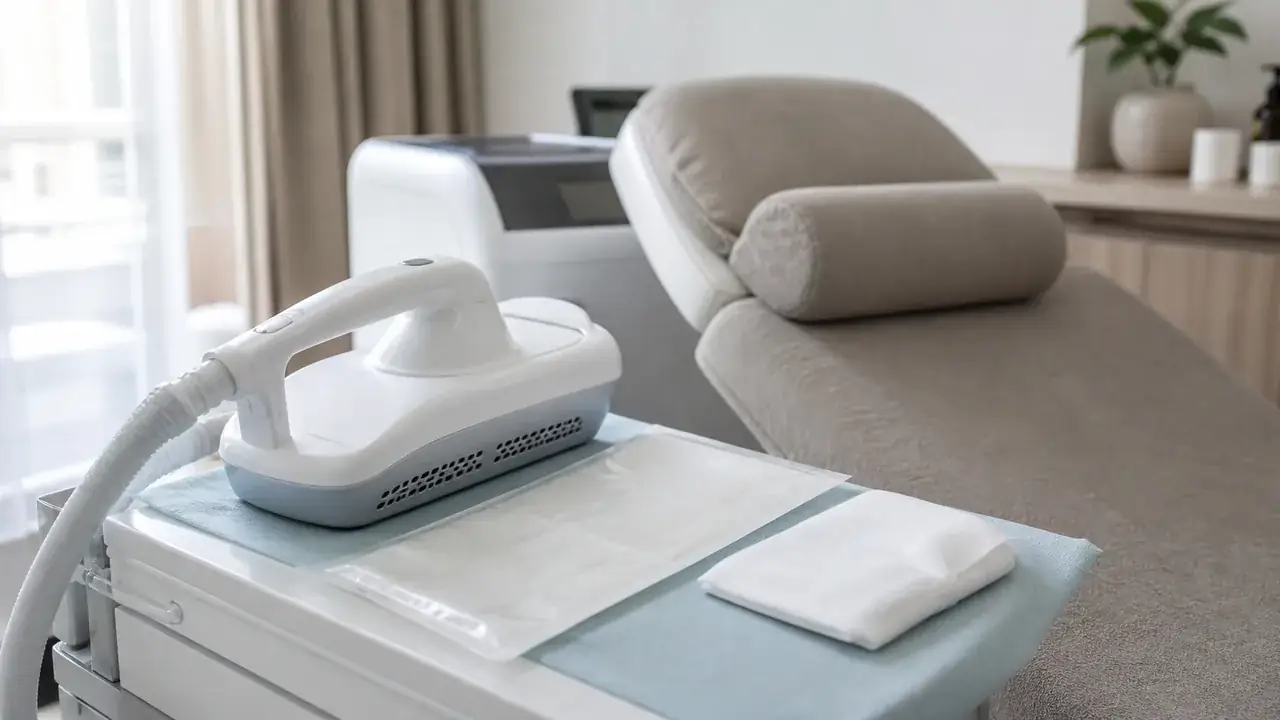 Editorial photo representing a Cryolipolysis / fat freezing price consultation